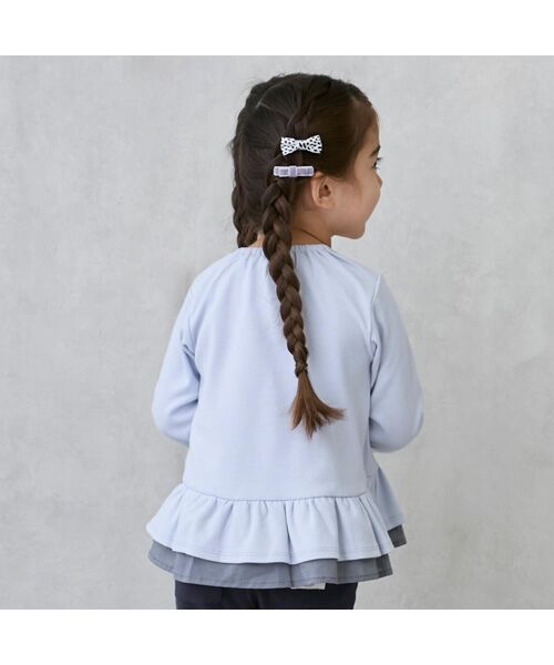 petit main / プティマイン Tシャツ | 【オーガニック】ペプラム長袖Tシャツ | 詳細2