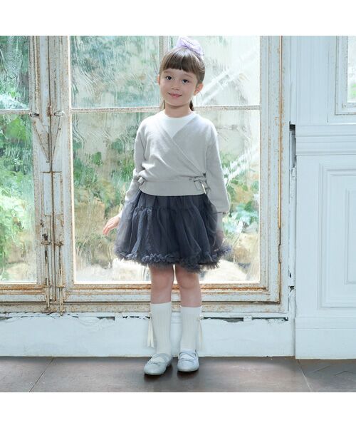 petit main / プティマイン その他トップス | 【ﾊﾞﾚｴ】ﾆｯﾄｶｼｭｸｰﾙ | 詳細5