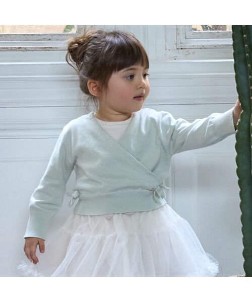 petit main/プティマイン 【ﾊﾞﾚｴ】ﾆｯﾄｶｼｭｸｰﾙ L･ｸﾞﾘ-ﾝ M