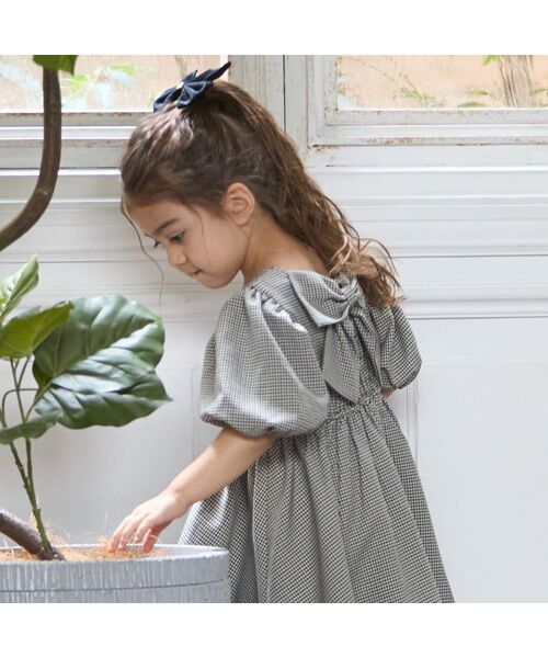 セール】 【ﾘﾝｸ】袖ﾊﾟﾌﾜﾝﾋﾟｰｽ （ミニ丈・ひざ丈ワンピース