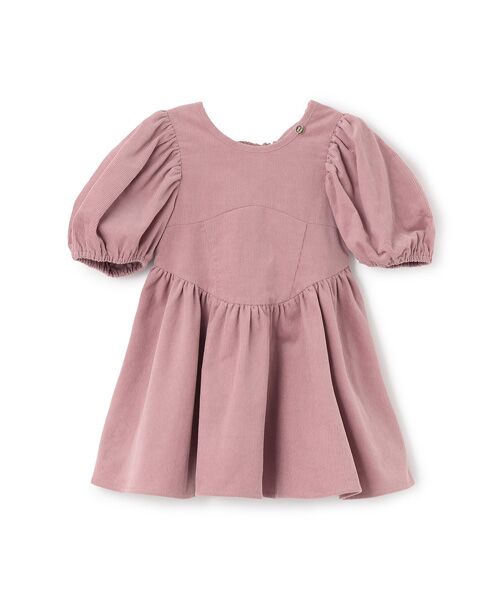 petit main / プティマイン ミニ丈・ひざ丈ワンピース | 【ﾘﾝｸ】袖ﾊﾟﾌﾜﾝﾋﾟｰｽ | 詳細5