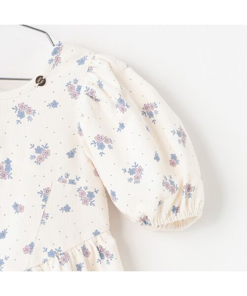 petit main / プティマイン ミニ丈・ひざ丈ワンピース | 【ﾘﾝｸ】袖ﾊﾟﾌﾜﾝﾋﾟｰｽ | 詳細9