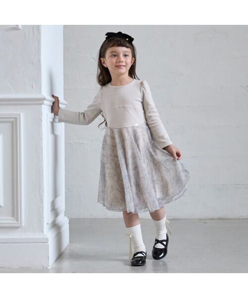 petit main / プティマイン ミニ丈・ひざ丈ワンピース | 【リンク】フレアチュールワンピース | 詳細2