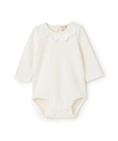 petit main / プティマイン ロンパース | ｽｶﾗｯﾌﾟ襟ﾛﾝﾊﾟｰｽ