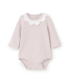 petit main / プティマイン ロンパース | ｽｶﾗｯﾌﾟ襟ﾛﾝﾊﾟｰｽ