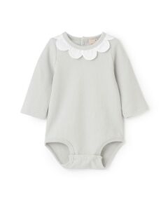 petit main / プティマイン ロンパース | ｽｶﾗｯﾌﾟ襟ﾛﾝﾊﾟｰｽ