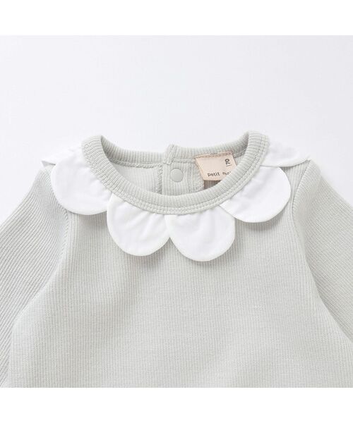 petit main / プティマイン ロンパース | ｽｶﾗｯﾌﾟ襟ﾛﾝﾊﾟｰｽ | 詳細2