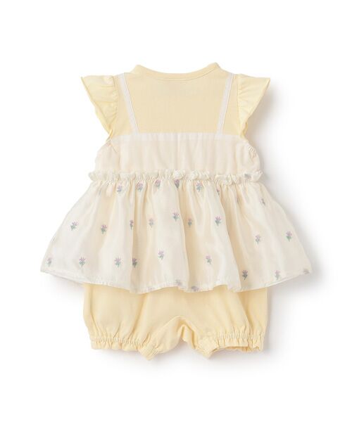 petit main / プティマイン ロンパース | ｷｬﾐ刺繍ｶﾊﾞｰｵｰﾙ | 詳細1