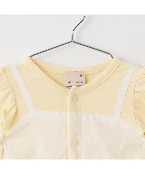 petit main / プティマイン ロンパース | ｷｬﾐ刺繍ｶﾊﾞｰｵｰﾙ | 詳細2