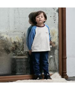 petit main / プティマイン デニムパンツ | 【Lee】ｶｯﾄﾃﾞﾆﾑﾊﾟﾝﾂ