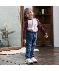 petit main / プティマイン デニムパンツ | 【Lee】ｶｯﾄﾃﾞﾆﾑﾊﾟﾝﾂ