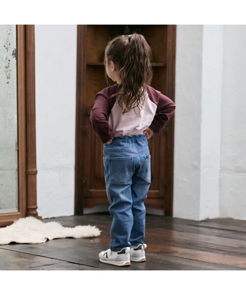 petit main / プティマイン デニムパンツ | 【Lee】ｶｯﾄﾃﾞﾆﾑﾊﾟﾝﾂ | 詳細1