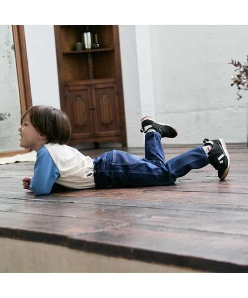 petit main / プティマイン デニムパンツ | 【Lee】ｶｯﾄﾃﾞﾆﾑﾊﾟﾝﾂ | 詳細4