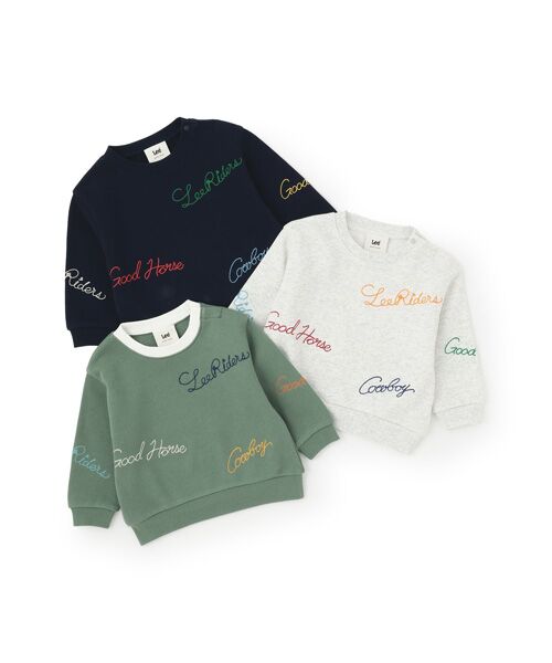 petit main / プティマイン スウェット | 【Lee】ﾛｺﾞ刺繍ﾄﾚｰﾅｰ | 詳細15