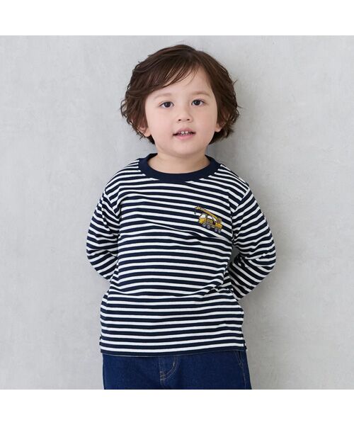 petit main/プティマイン 【プティプラ】BOYS長袖Tシャツ コン 100 petit main/プティマイン 【プティプラ】BOYS長袖Tシャツ コン 100