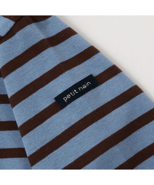 petit main / プティマイン Tシャツ | 【GOODPRICE/食品防汚】ﾎﾞｰﾀﾞｰ長袖T | 詳細10