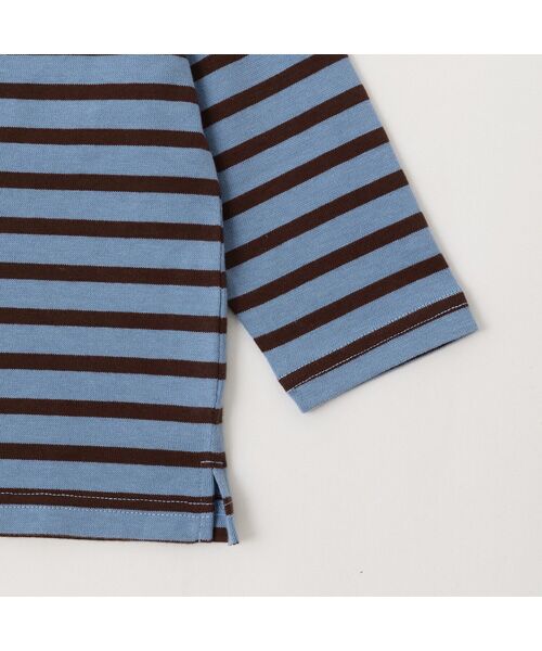 petit main / プティマイン Tシャツ | 【GOODPRICE/食品防汚】ﾎﾞｰﾀﾞｰ長袖T | 詳細11