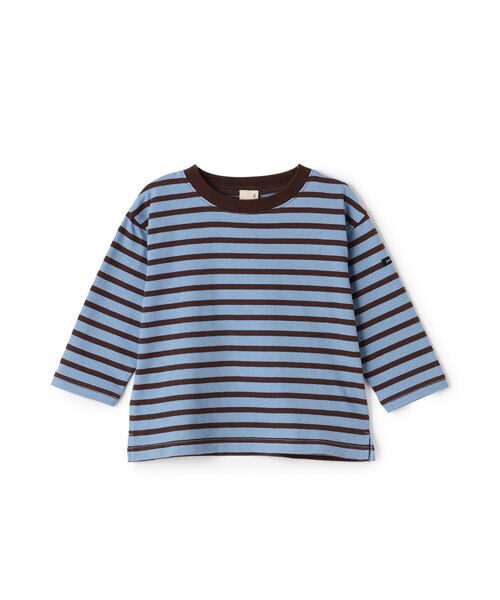 petit main / プティマイン Tシャツ | 【GOODPRICE/食品防汚】ﾎﾞｰﾀﾞｰ長袖T | 詳細7