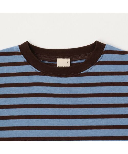 petit main / プティマイン Tシャツ | 【GOODPRICE/食品防汚】ﾎﾞｰﾀﾞｰ長袖T | 詳細9