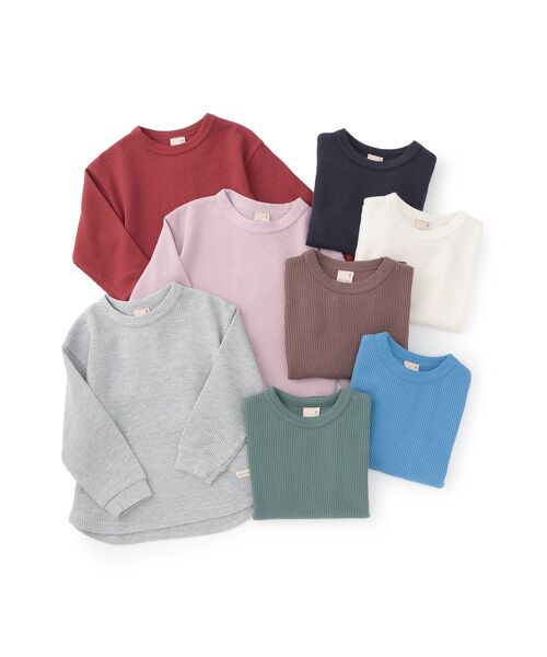 petit main / プティマイン Tシャツ | 【GOODPRICE】ワッフル長袖Tシャツ | 詳細11