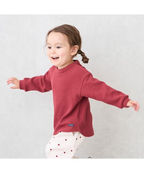 petit main / プティマイン Tシャツ | 【GOODPRICE】ワッフル長袖Tシャツ | 詳細3