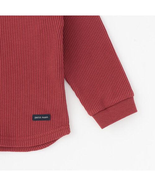petit main / プティマイン Tシャツ | 【GOODPRICE】ワッフル長袖Tシャツ | 詳細9