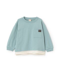 petit main / プティマイン Tシャツ | 【GOODPRICE/食品防汚】裾ﾚｲﾔｰﾄﾞ長袖T