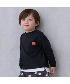 petit main / プティマイン Tシャツ | 【GOODPRICE/食品防汚】裾ﾚｲﾔｰﾄﾞ長袖T