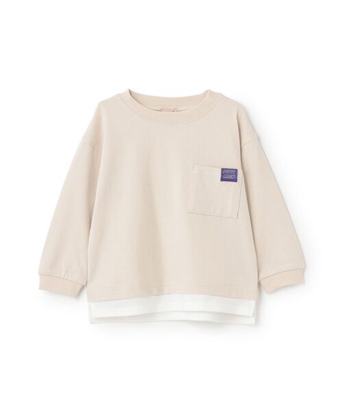 petit main / プティマイン Tシャツ | 【GOODPRICE/食品防汚】裾レイヤード長袖T | 詳細7