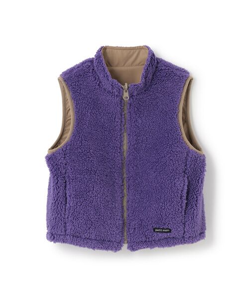 petit main / プティマイン ベスト | 無地×ﾎﾞｱﾘﾊﾞｰｼﾌﾞﾙﾍﾞｽﾄ | 詳細10