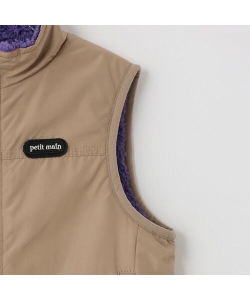 petit main / プティマイン ベスト | 無地×ﾎﾞｱﾘﾊﾞｰｼﾌﾞﾙﾍﾞｽﾄ | 詳細14