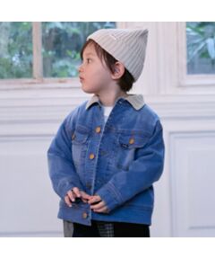 petit main / プティマイン Gジャン・デニムジャケット | 【Lee】ｺｰﾃﾞｭﾛｲ襟ﾃﾞﾆﾑｼﾞｬｹｯﾄ