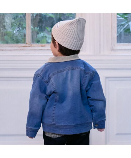 petit main / プティマイン Gジャン・デニムジャケット | 【Lee】ｺｰﾃﾞｭﾛｲ襟ﾃﾞﾆﾑｼﾞｬｹｯﾄ | 詳細1