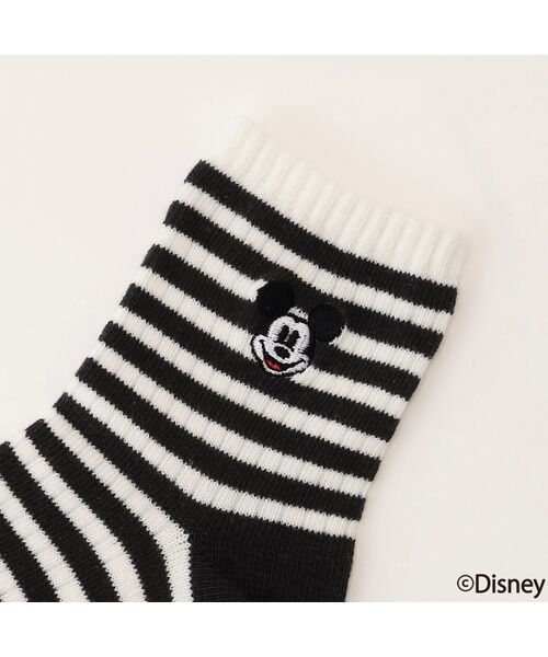 petit main / プティマイン ソックス | 【Disney】ﾐｯｷｰ刺繍靴下 | 詳細1