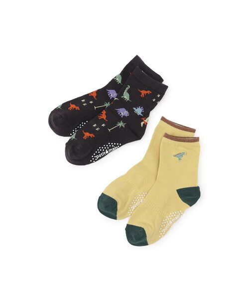 petit main/プティマイン BOYSｱｿｰﾄｿｯｸｽ2P ｷｲﾛ L