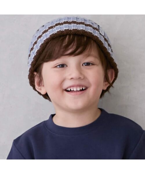 petit main / プティマイン ニットキャップ | ﾎﾞｰﾀﾞｰﾆｯﾄ帽 | 詳細2