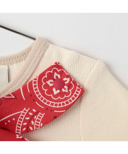 petit main / プティマイン ロンパース | 【Lee】ﾊﾞﾝﾀﾞﾅ付きﾛﾝﾊﾟｰｽ | 詳細4