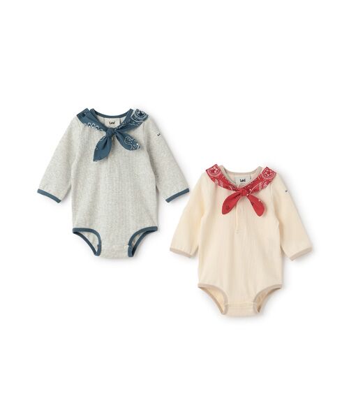 petit main / プティマイン ロンパース | 【Lee】ﾊﾞﾝﾀﾞﾅ付きﾛﾝﾊﾟｰｽ | 詳細9