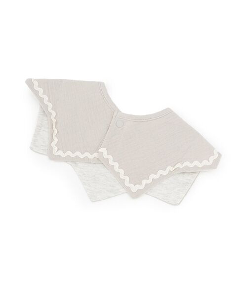 petit main / プティマイン スタイ・ビブ | 【防水】ﾗｲﾝ入り星ｽﾀｲ | 詳細3