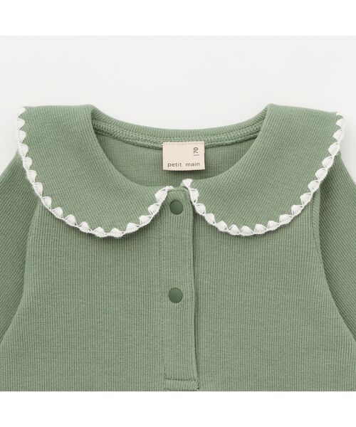 petit main / プティマイン ロンパース | 襟付きﾛﾝﾊﾟｰｽ＋ﾊﾟﾝﾂｾｯﾄ | 詳細3
