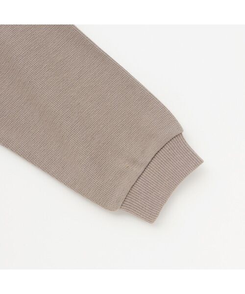 petit main / プティマイン Tシャツ | チェックドッキング長袖Tシャツ | 詳細8