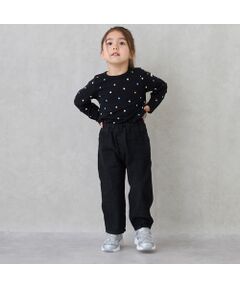 petit main / プティマイン デニムパンツ | ﾊｰﾄﾎﾟｹｯﾄﾊﾞﾚﾙﾊﾟﾝﾂ