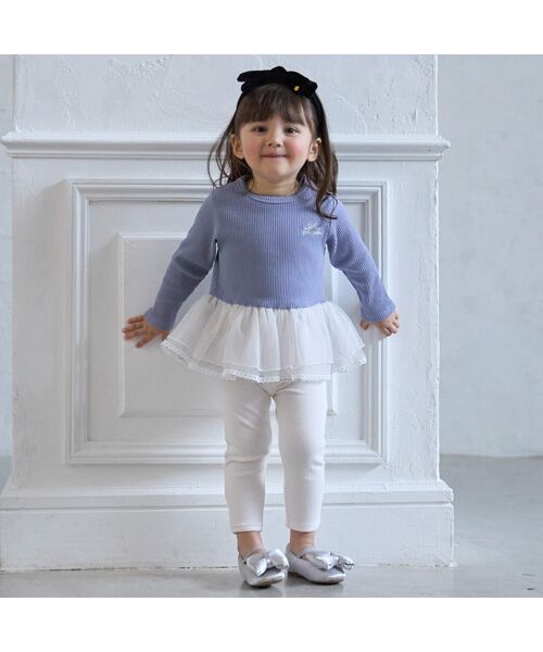 petit main / プティマイン レギンス・スパッツ | ﾊﾞｯｸﾌﾘﾙﾚｷﾞﾝｽ | 詳細1