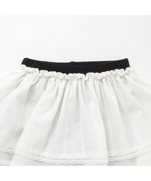 petit main / プティマイン その他パンツ | ｽｶｰﾄ付きﾌﾚｱﾊﾟﾝﾂ | 詳細10