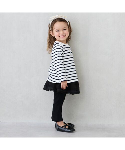 petit main / プティマイン その他パンツ | ｽｶｰﾄ付きﾌﾚｱﾊﾟﾝﾂ | 詳細6