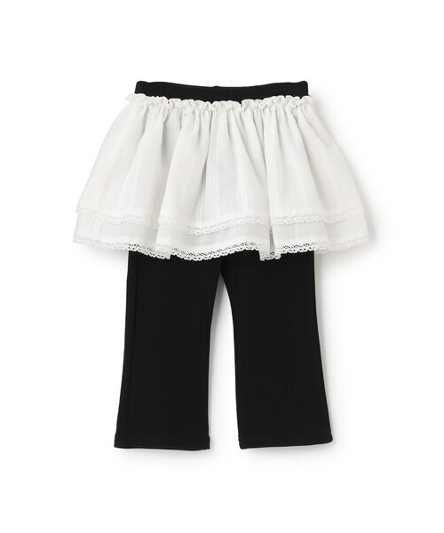 petit main / プティマイン その他パンツ | ｽｶｰﾄ付きﾌﾚｱﾊﾟﾝﾂ | 詳細7