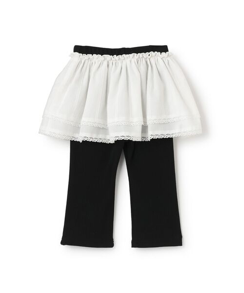 petit main / プティマイン その他パンツ | ｽｶｰﾄ付きﾌﾚｱﾊﾟﾝﾂ | 詳細9