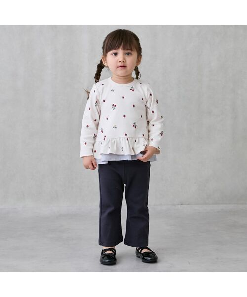 petit main / プティマイン その他パンツ | 【防汚加工】ﾌﾚｱｶｯﾄﾊﾟﾝﾂ | 詳細3