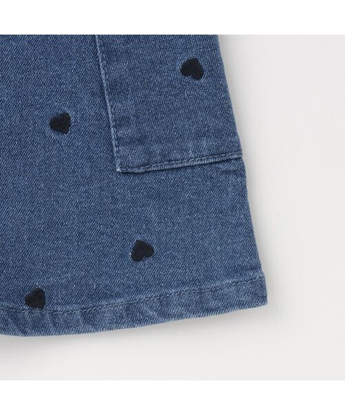 petit main / プティマイン ミニ丈・ひざ丈ワンピース | 刺繍ｻﾛﾍﾟｽｶｰﾄ | 詳細10