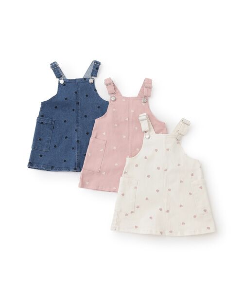 petit main / プティマイン ミニ丈・ひざ丈ワンピース | 刺繍ｻﾛﾍﾟｽｶｰﾄ | 詳細12